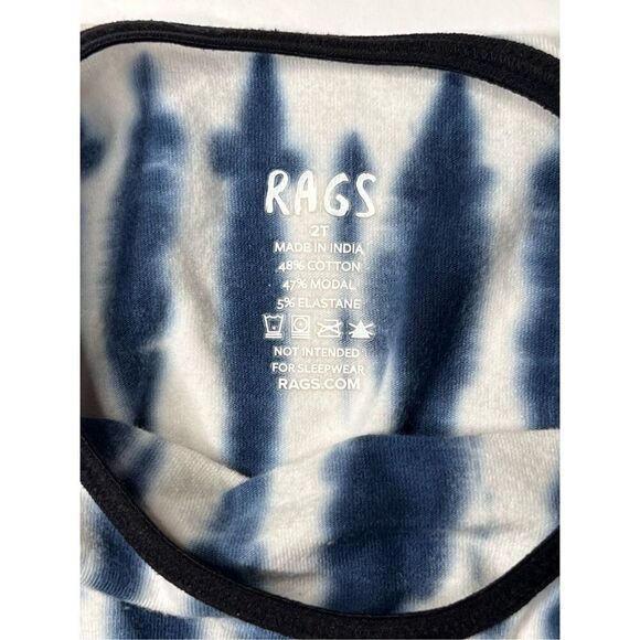 RAGS Duh Tie Dye Stretchy Romper Hippie sz 2T - Picture 2 of 8